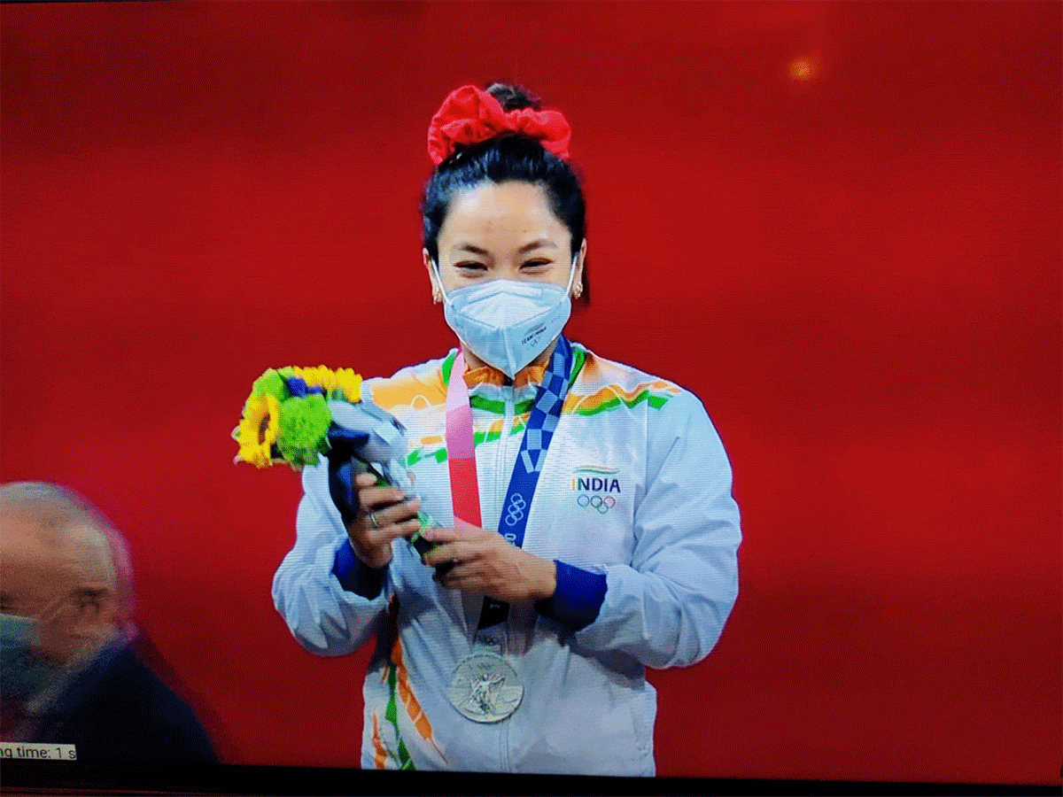 Mirabai Chanu opened India's medals tally on Saturday, bagging a silver in the Women's 49kg category at Tokyo Olympics on Saturday