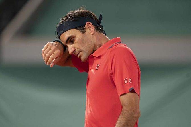 Roger Federer said playing in an empty stadium was a unique experience for him