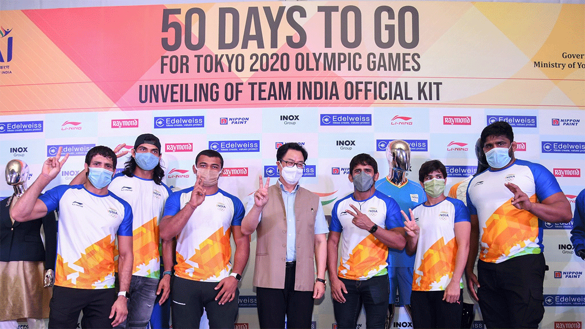 On June 3, the official kit for the Tokyo Olympics was unveiled