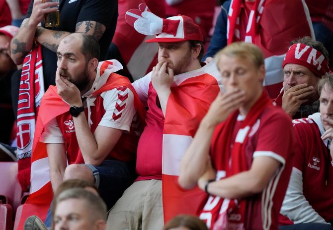 Denmark fans