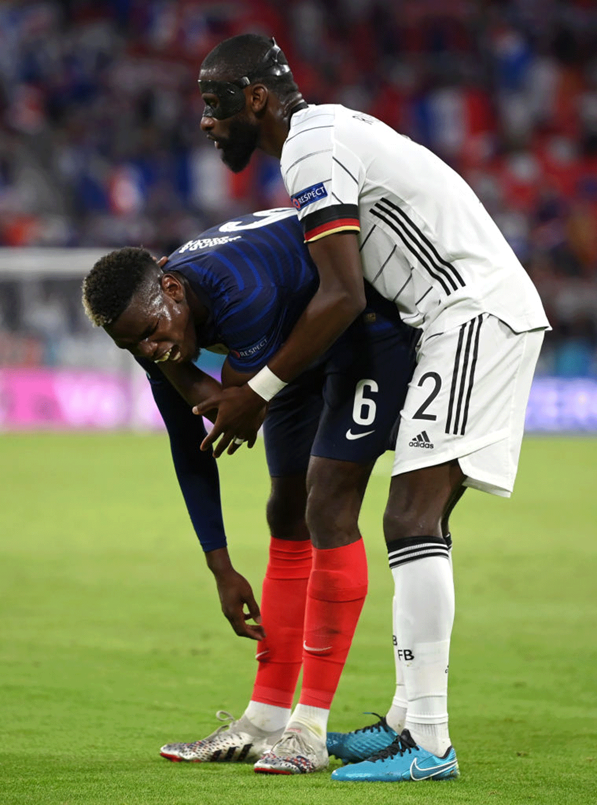 Euro 2020 Pogba Moves On After Being Nibbled By Rudiger Rediff Sports