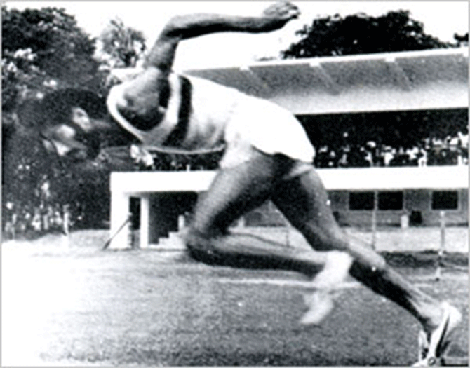 Milkha Singh finished 4th in the 1960 Rome Olympics
