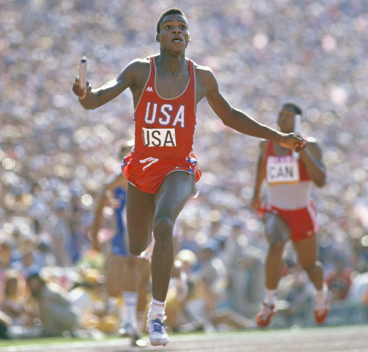 Carl Lewis, IMAGE, Jesse Owens, Jamaican Usain Bolt, Los Angeles, Willingbo...