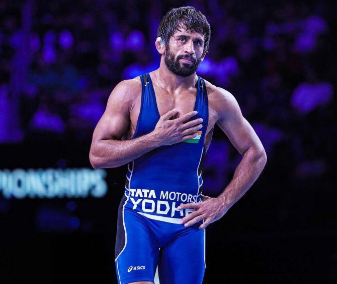 Bajrang Punia was among the wrestlers that protested against former WFI chief Brij Bhushan Sharan Singh over sexual assault allegations