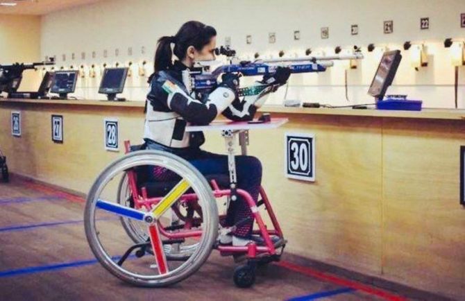 Avani Lekhara lost to Ukraine's Iryna Shchetnik by 0.3 points in the R2 women's 10m air rifle standing SH1 final at the Al Ain 2021 World Shooting Para Sport World Cup, in the UAE.  