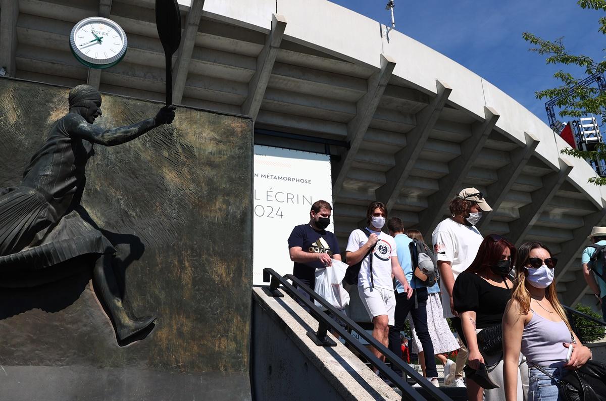 French Open fans