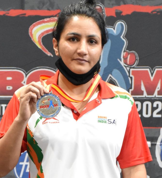 Pooja Rani won gold at the Asian Boxing Championships in May