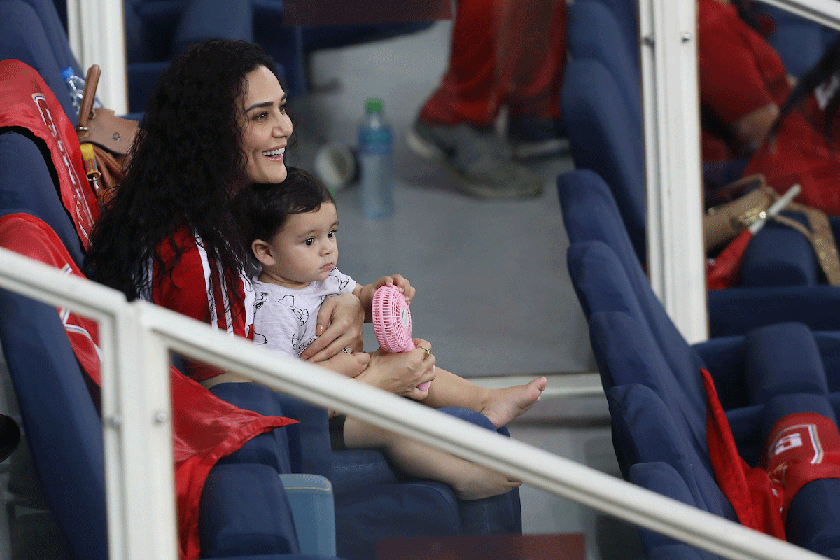 Preity Zinta with her little friend Jasveer Singh