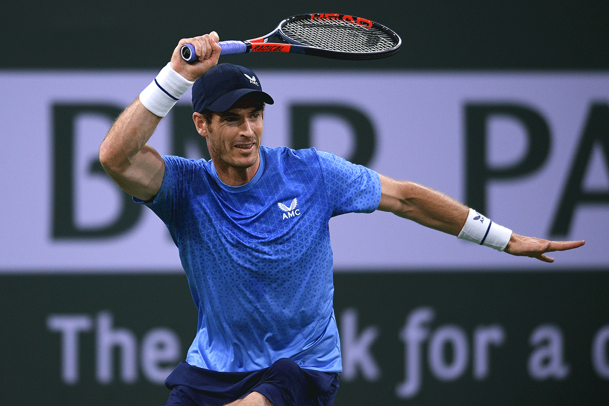 Briton Andy Murray was happy with his performance, firing five aces and striking 19 winners to secure his first victory at the Indian Wells since 2016, 