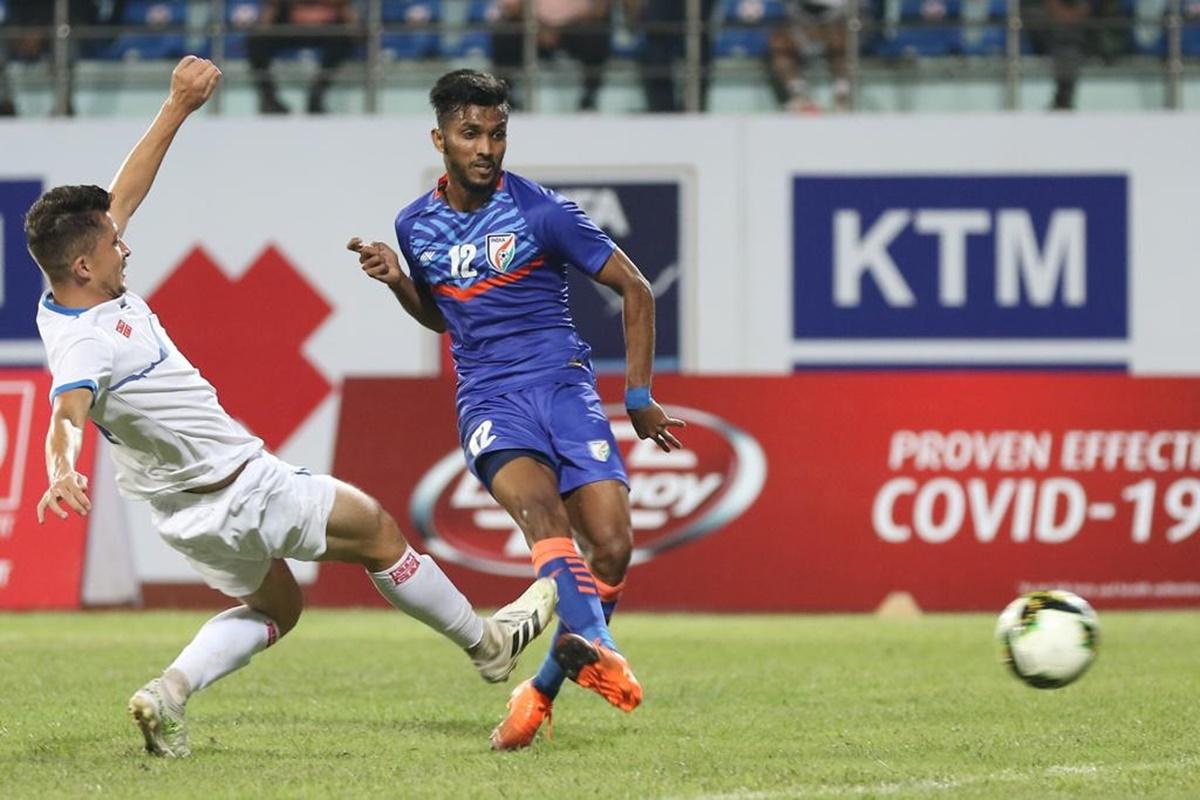 Farukh Choudhary makes a calm finish to put India ahead in Sunday’s international friendly against Nepal, in Kathmandu