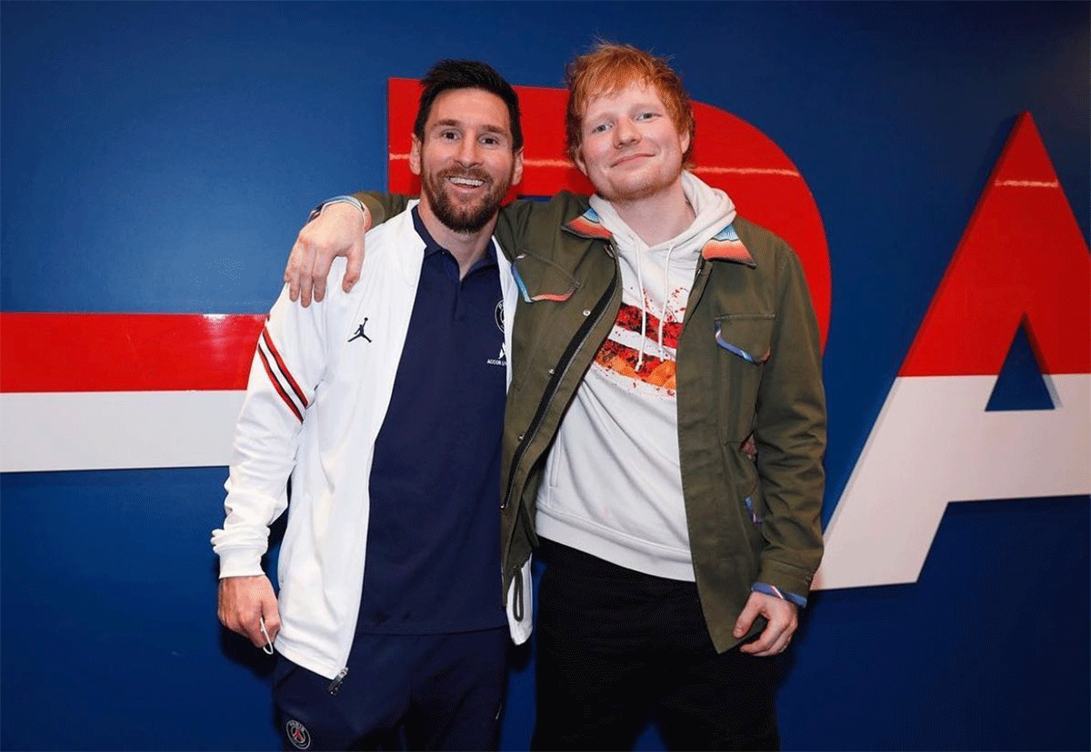 When Messi Met Ed Sheeran - Rediff.com