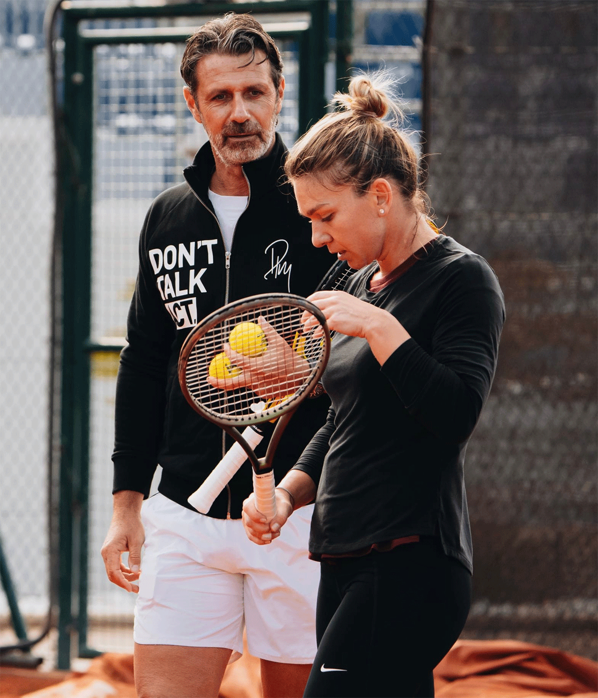 Simona Halep says she has taken heart from the support of the public and her coach Patrick Mouratoglou who she says has stood by her through every step of the process.