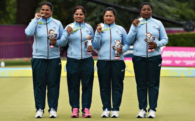 Indian women's lawn bowls team