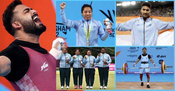 Indian medallists at the Birmingham Commonwealth Games