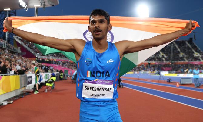  Murali Sreeshankar's silver medak is the best among Indian male long jumpers in the Commonwealth Games