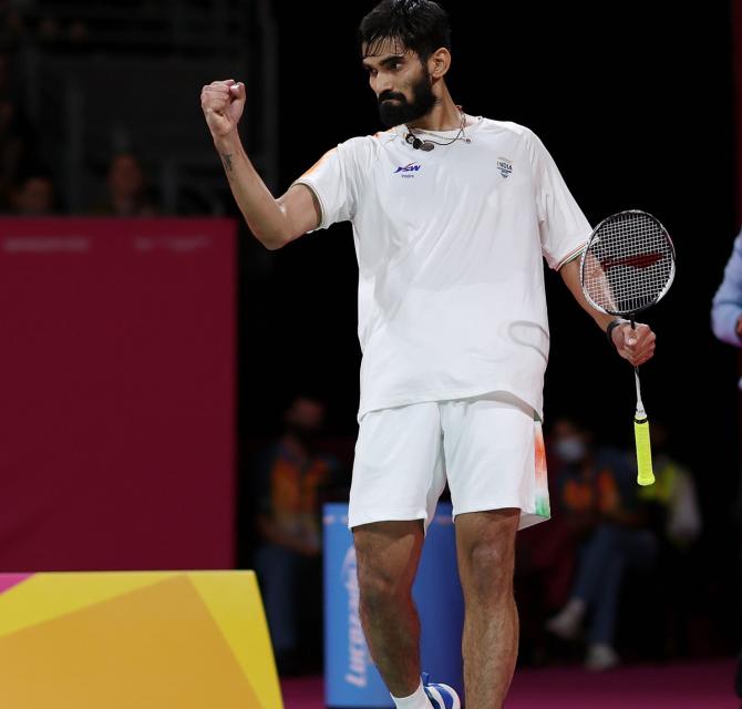 Kidambi Srikanth won in straight games