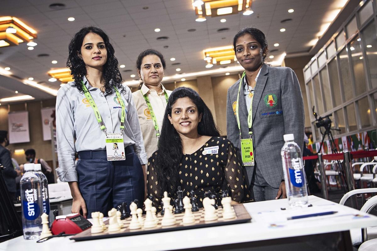 ChessBase India on X: The India 2 team finishes strong- with a powerful  3-1 victory against Germany in the last round, they clinch the Bronze Medal  in the #ChennaiChess22 Olympiad! Big congratulations