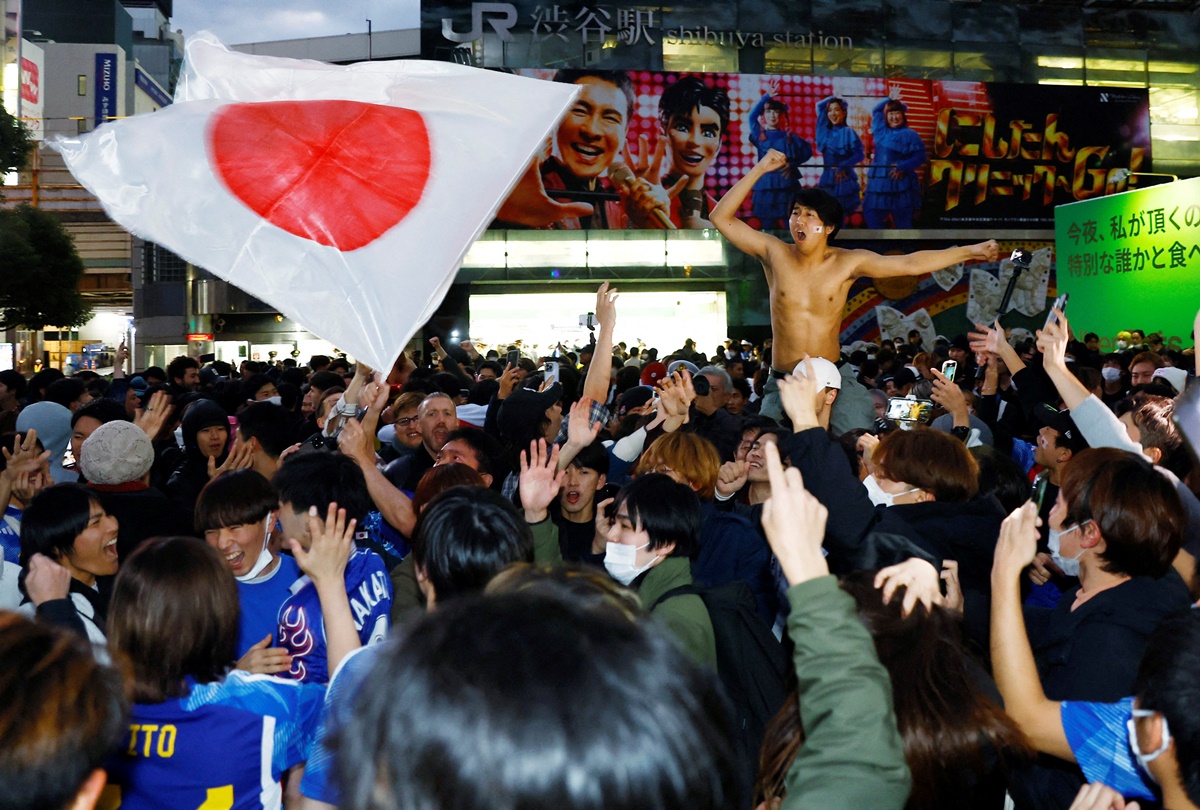 FIFA World Cup: Japan erupts in cheers and tears - Rediff.com