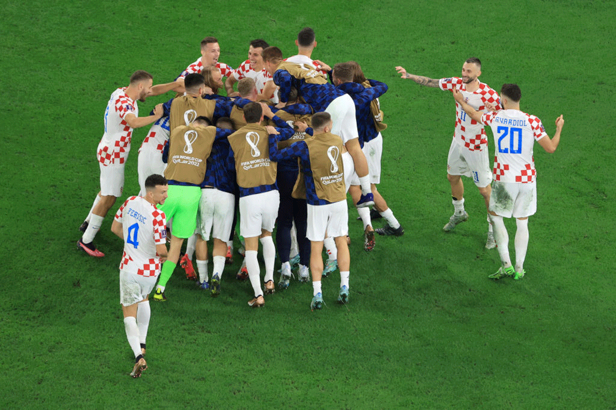 Croatia players' joy is boundless after a win