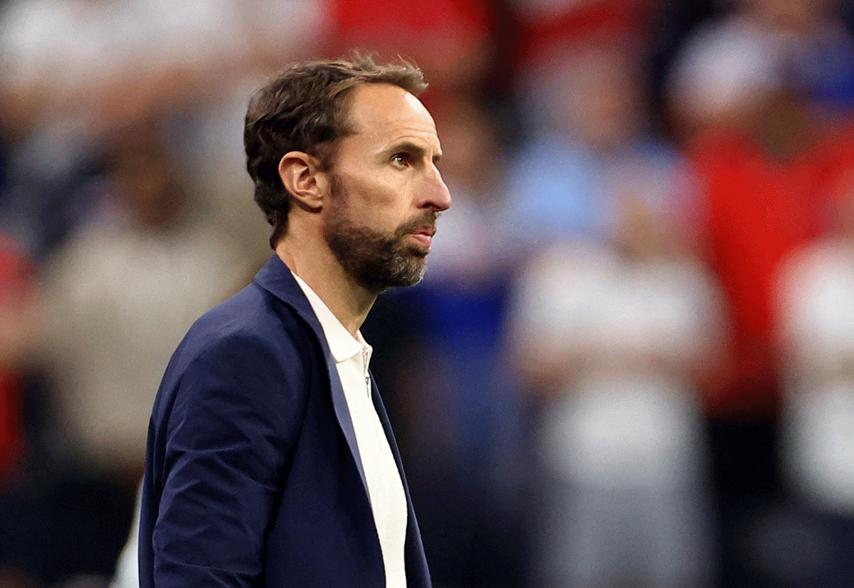 England coach Gareth Southgate said he would think about his future with the Three Lions