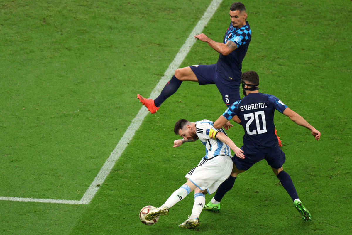 How finalists Argentina broke open a ragged Croatia