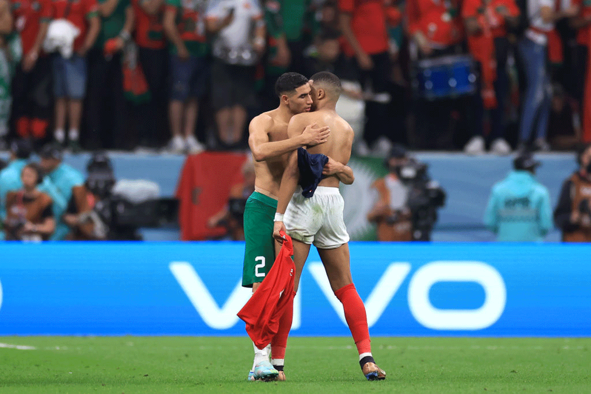 FIFA World Cup: Who Is Mbappe Hugging? - Rediff.com