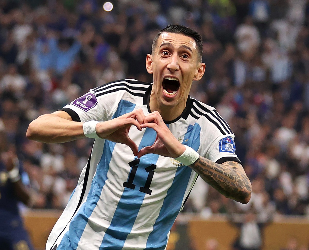 Angel Di Maria has made 136 appearances for world champions Argentina since his debut in 2008, playing in four World Cups and scoring in the 2022 final win over France.