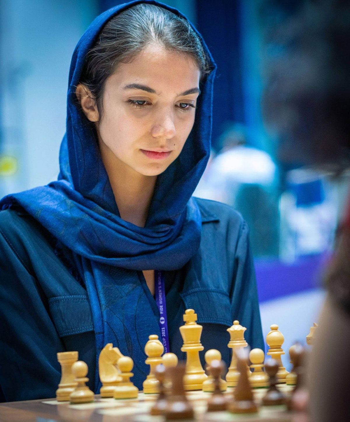 Jogadora de xadrez iraniana competiu num torneio sem o hijab e