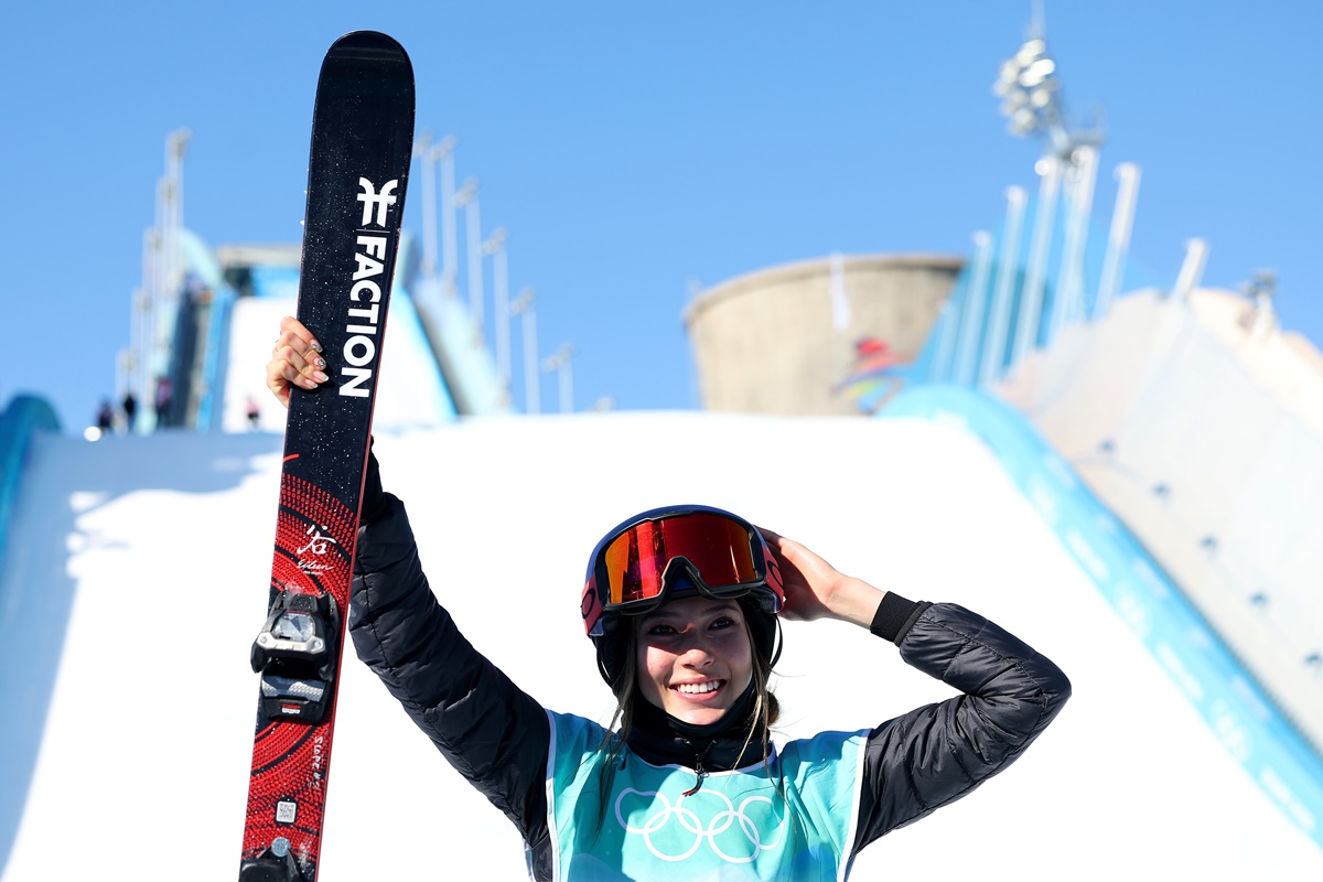 Eileen Gu is the teenage Olympic Gold Medal freeskier who's