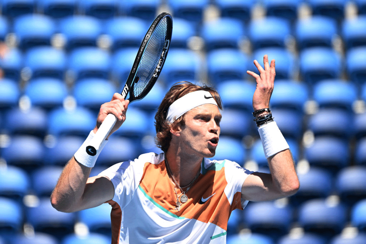 World No 7 Andrey Rublev says 'you have to realise how important it is to have peace in the world.'
