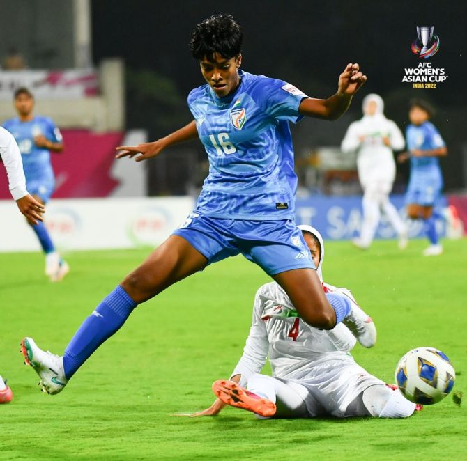 The AIFF Woman Footballer of the Year for the 2021-22 season, Manisha Kalyan became the first Indian to score a goal in the AFC Women’s Club Championship. 