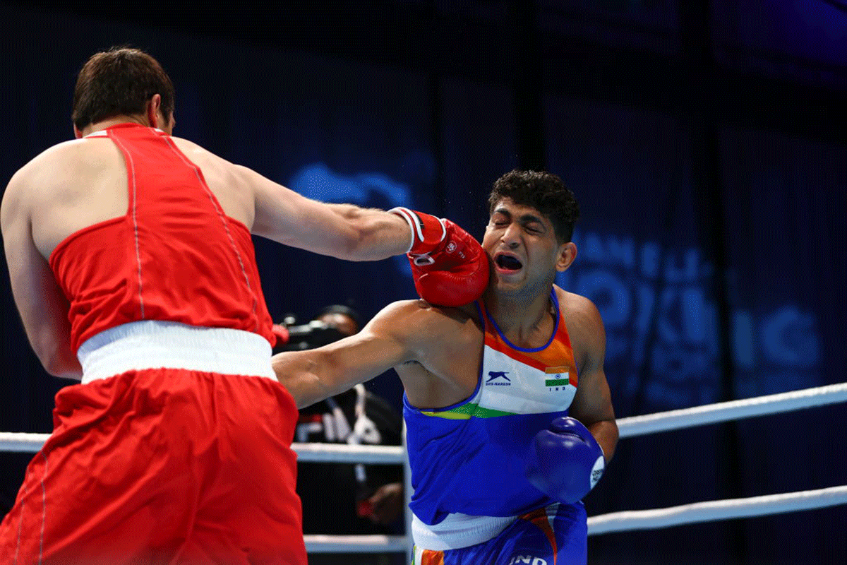 India's Sanjeet was on the backfoot in the 2nd round