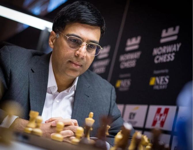 Norway Chess: No stopping Vishy Anand after third win in a row - Rediff.com