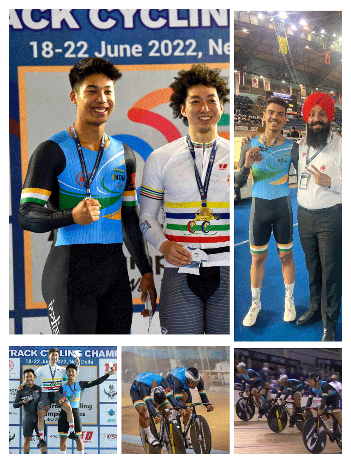 Ronaldo's silver on Wednesday was his third medal of the championships. He had earlier won bronze medals in 1km time trial and team sprint events.