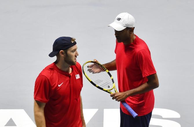 Jack Sock and Rajeev Ram