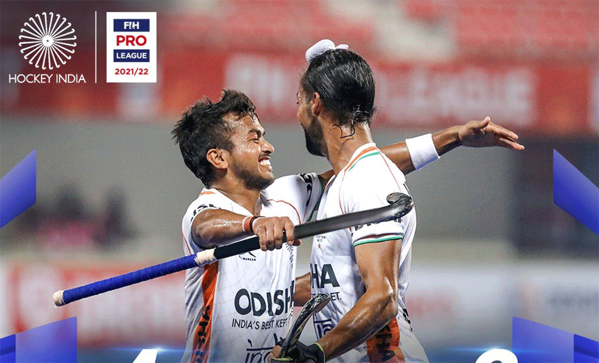 Amit Rohidas (left) will continue to lead the Indian team at the FIH Pro League