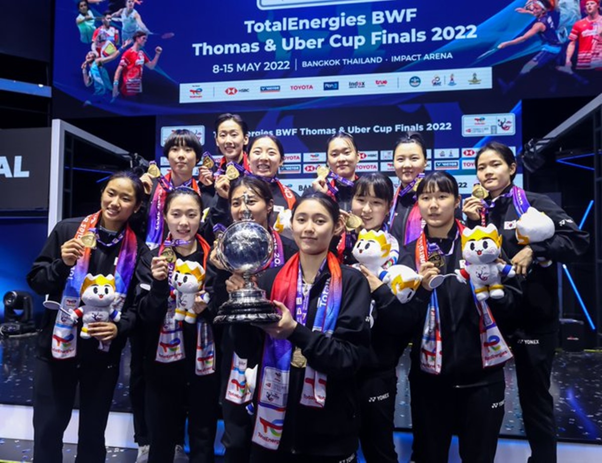 South Korea dethrone China, end 12-year Uber Cup drought