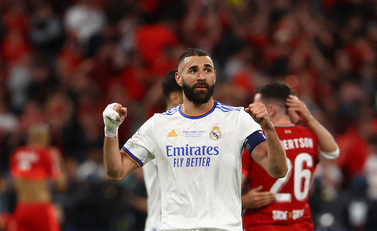 The 34-year-old Karim Benzema topped the scoring charts in both competitions and netted hat-tricks against Paris St Germain and Chelsea in the knockout stages to secure Real's progress.