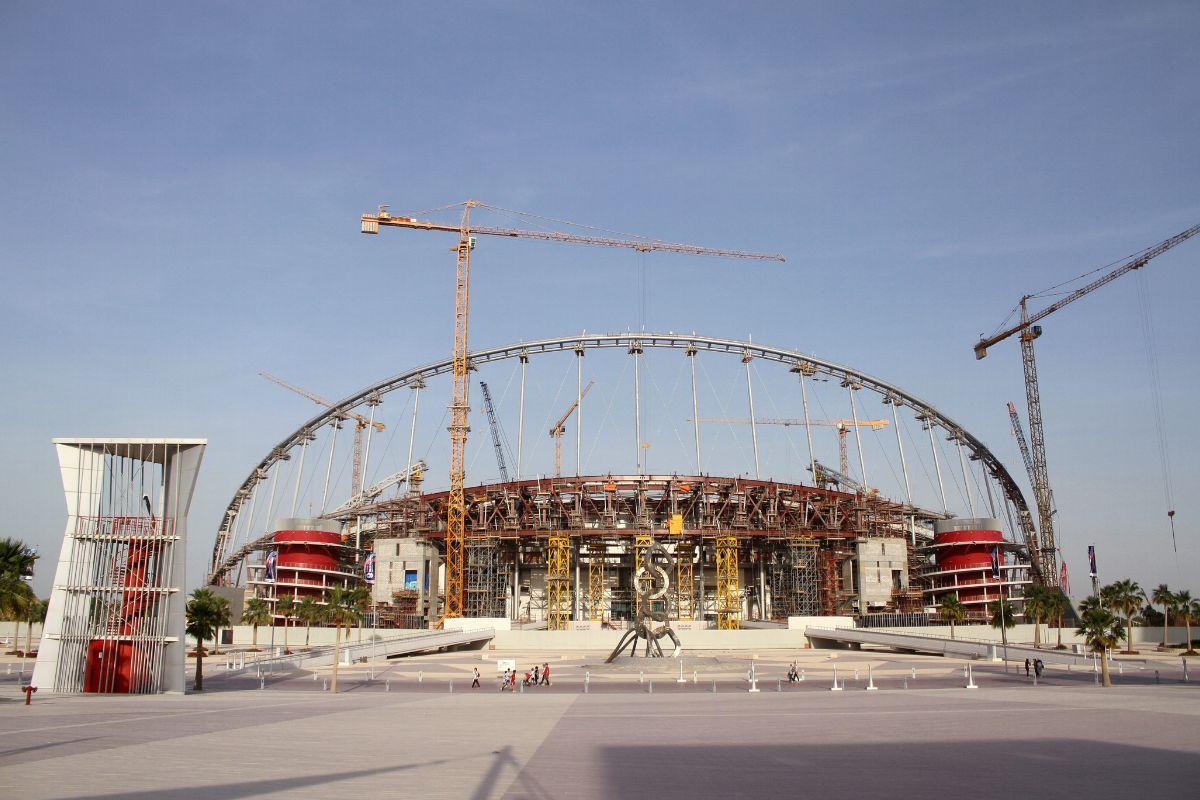 Workers in Qatar constructing the 2022 World Cup stadiums have suffered human rights abuses for over two years