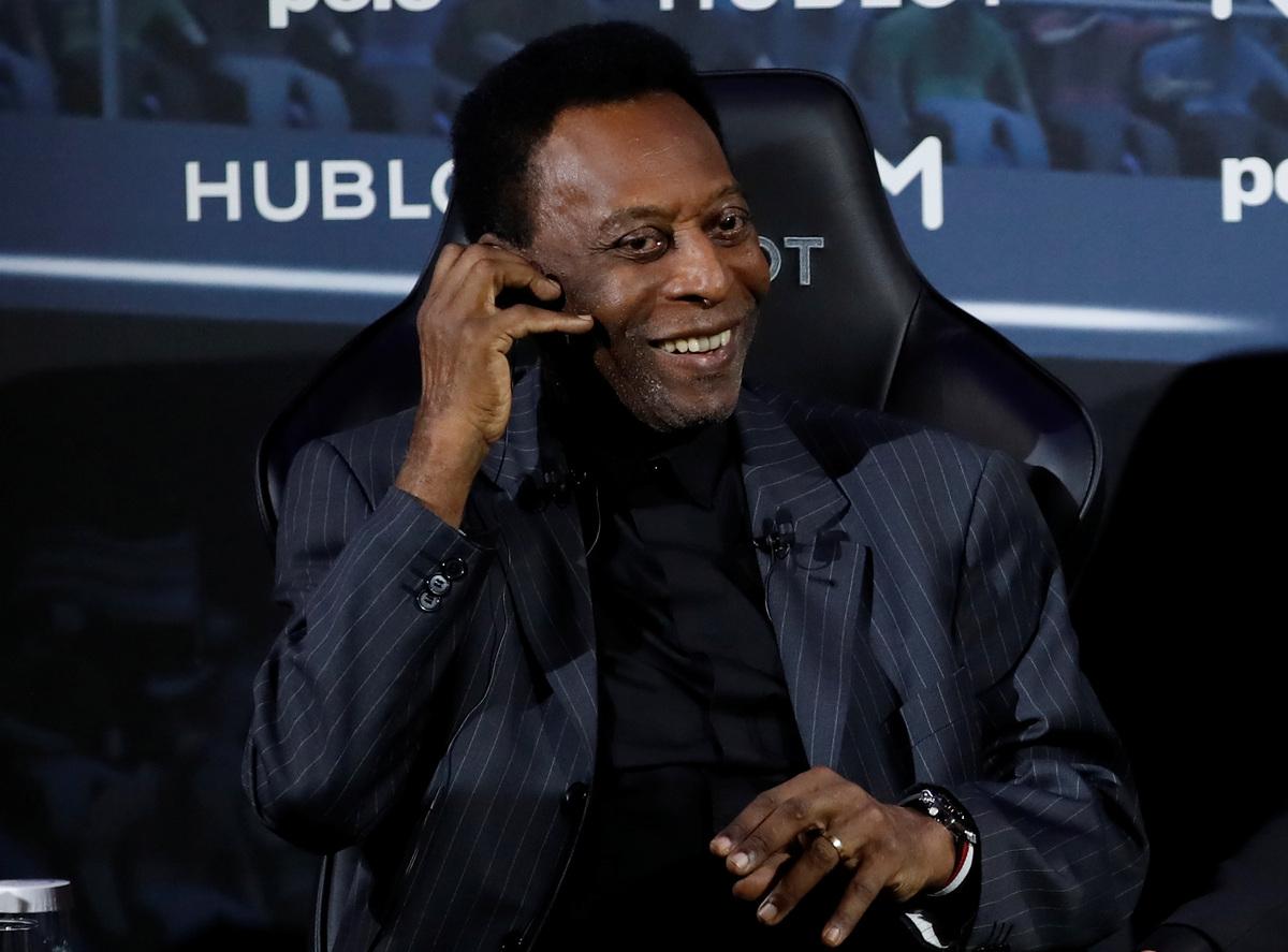 Brazilian soccer legend Pele is seen in Paris