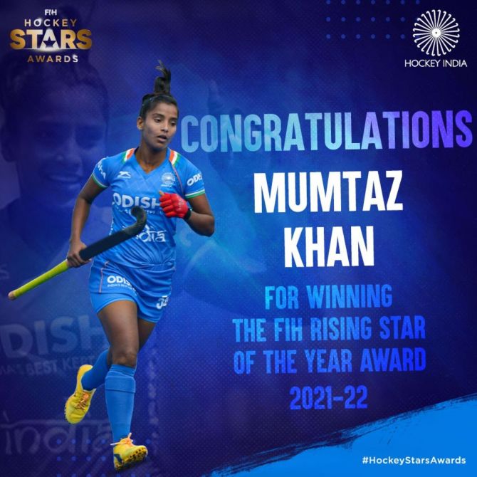 Mumtaz Khan named Rising Star of the Year