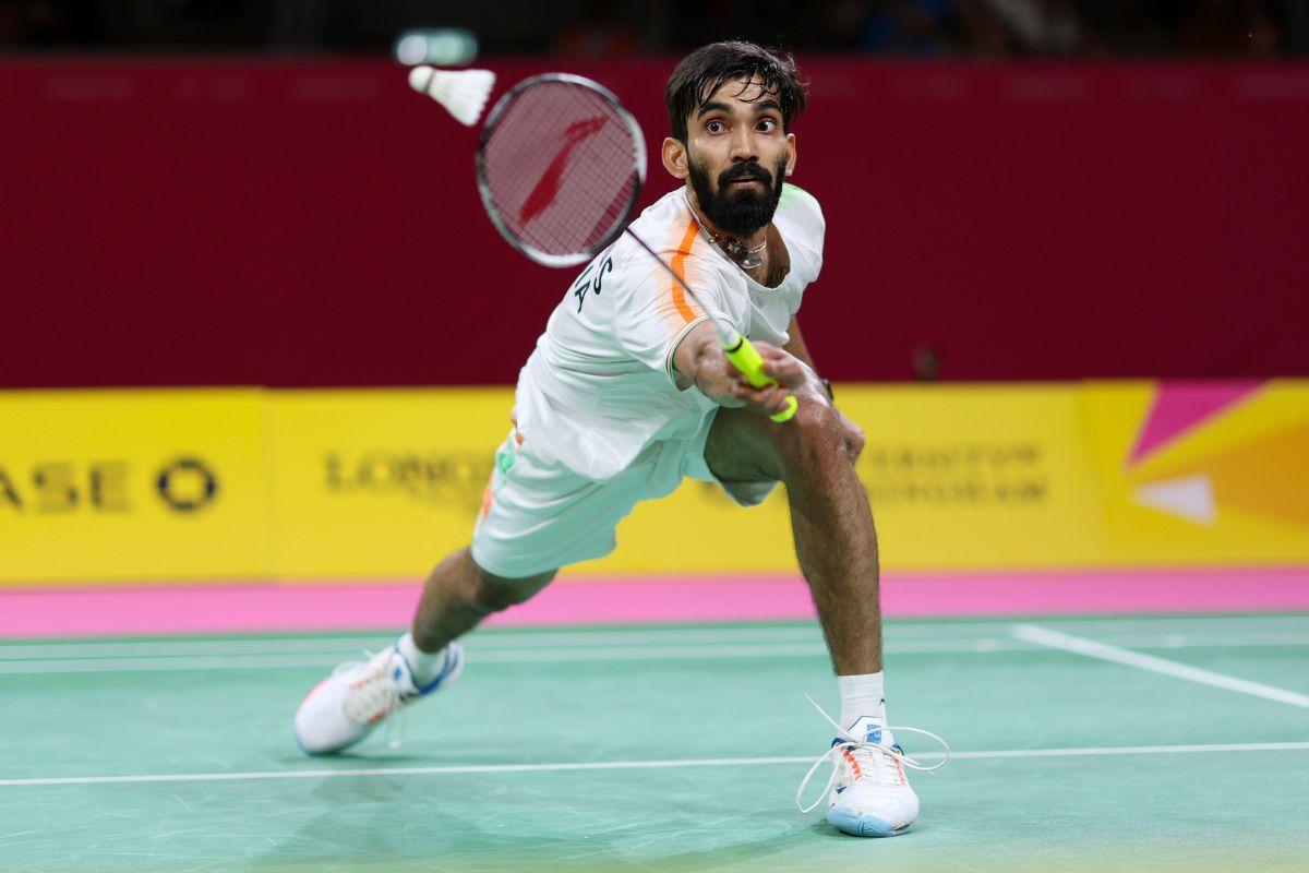 Kidambi Srikanth playing a shot