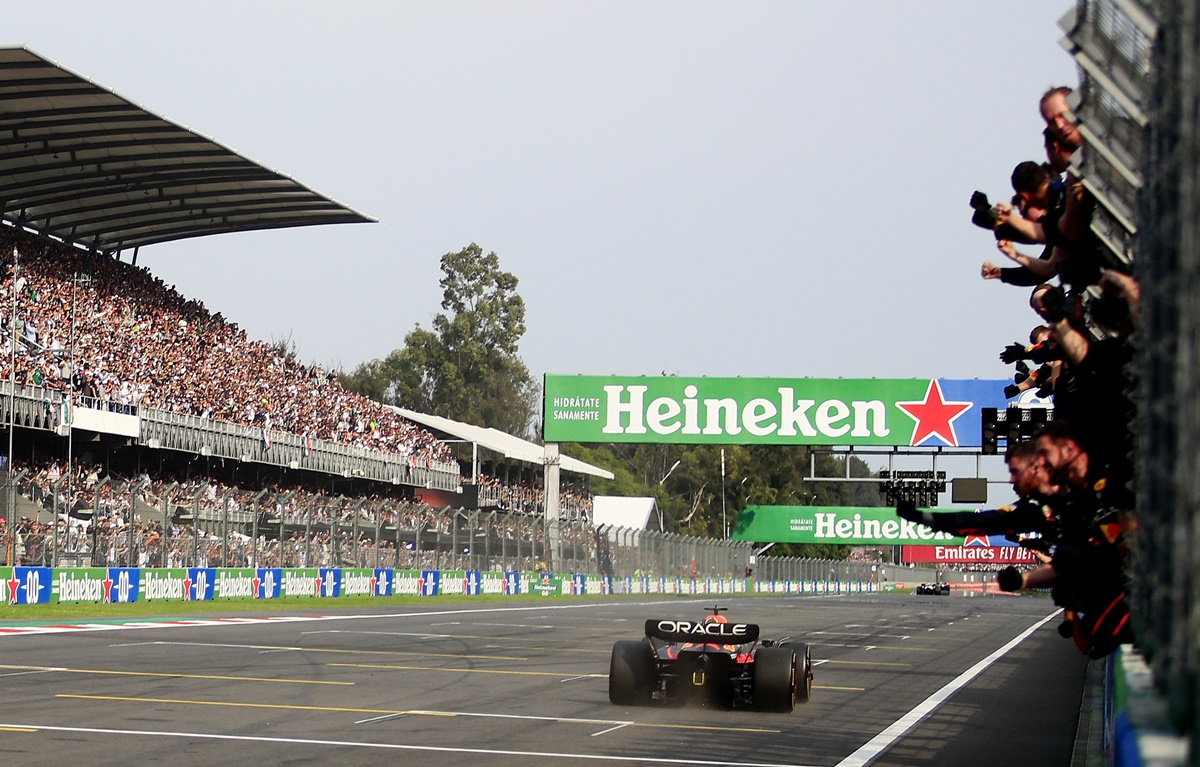 Max Verstappen finishes way ahead of the field