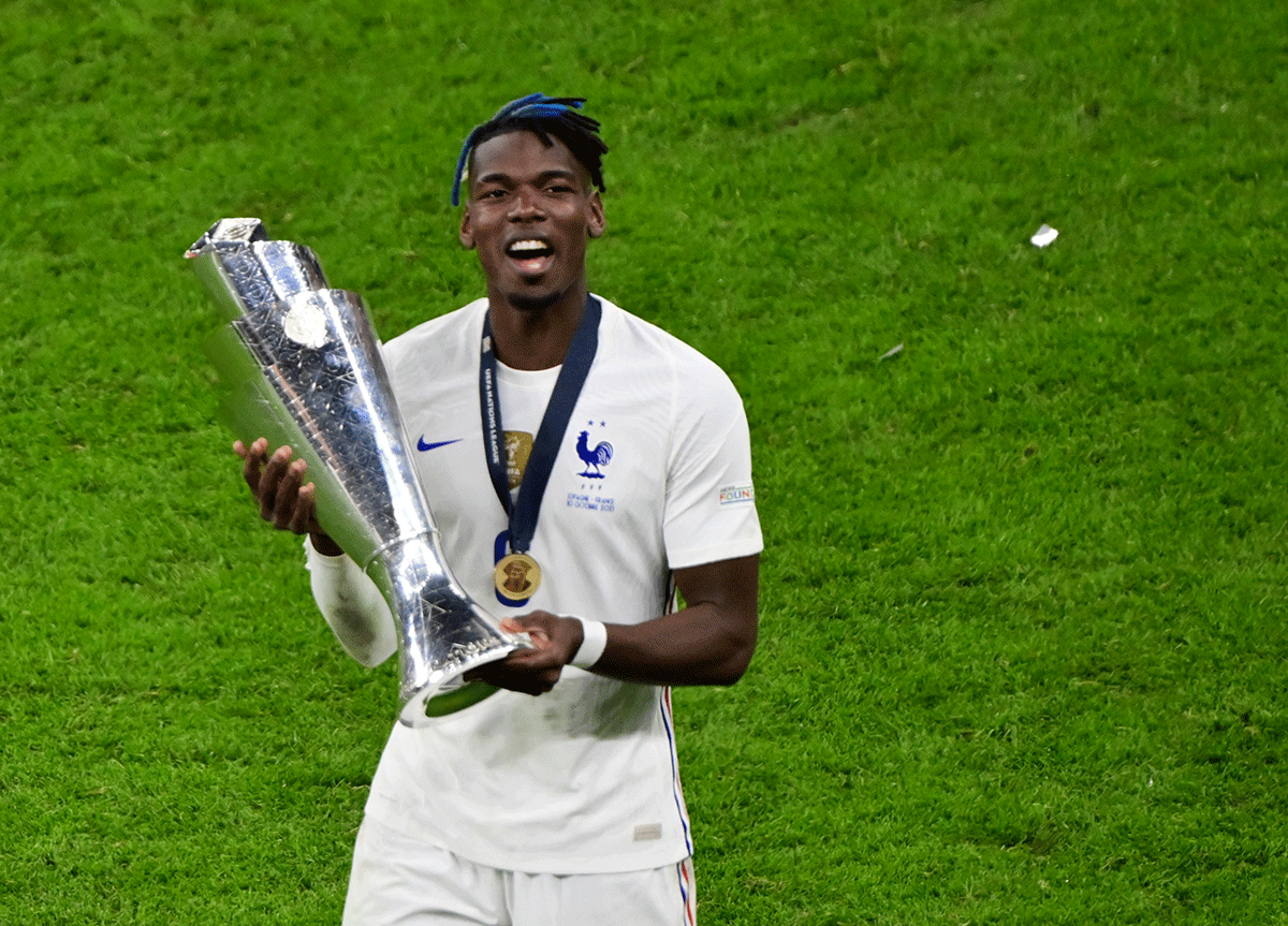 Paul Pogba was one of France's most influential players in their 2018 World Cup triumph, scoring in the final victory over Croatia as they won the title for the second time.