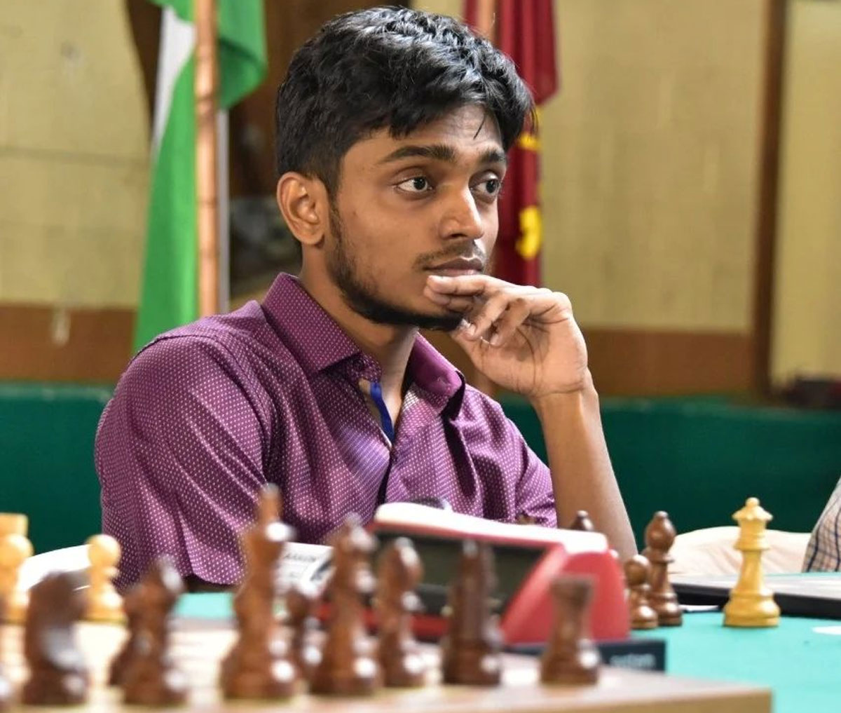 Chithambaram takes sole lead in Sharjah Masters chess