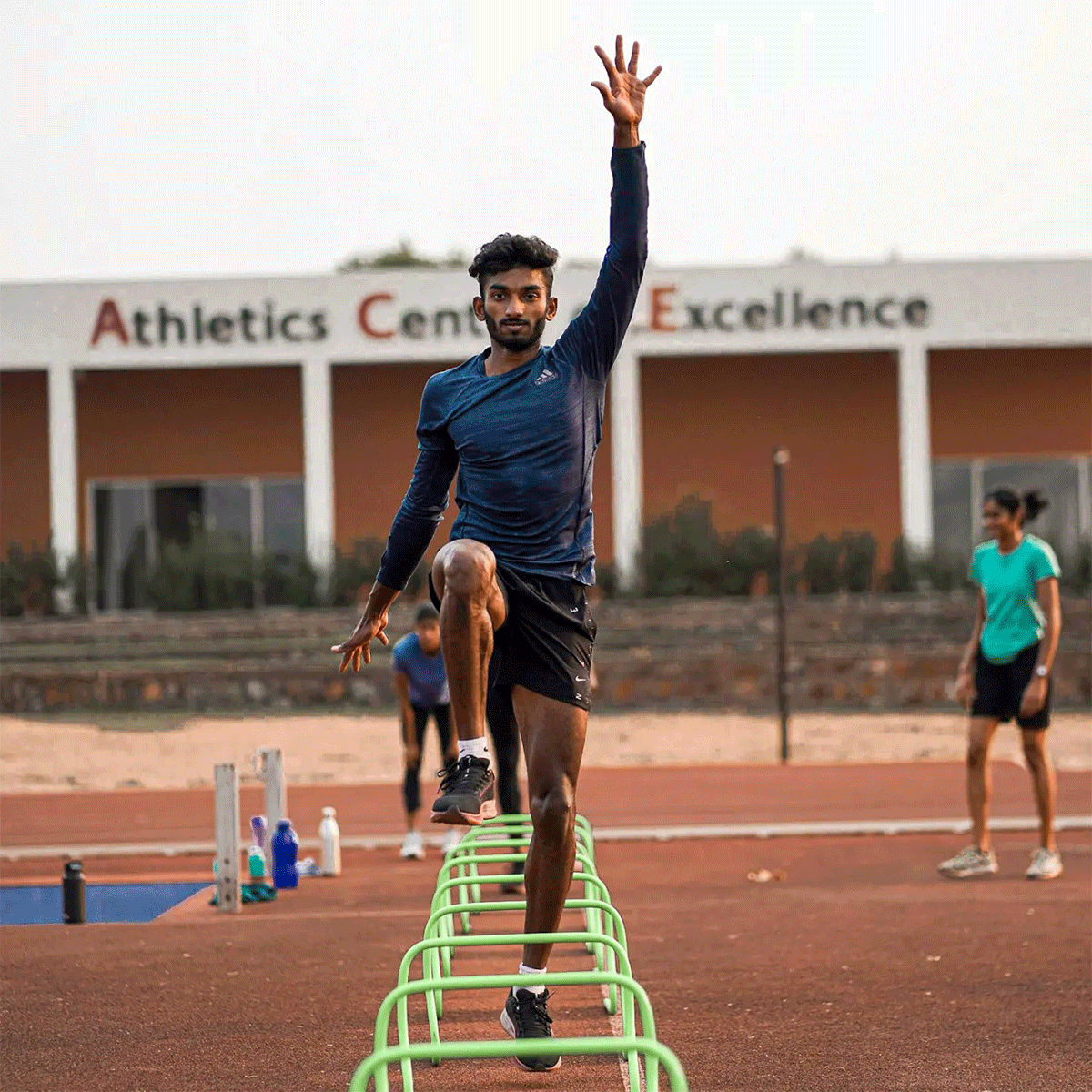 Jeswin Aldrin jumped 8.26m in his sixth and last attempt to win the gold and go past the World Championships qualifying mark of 8.25m. He also had two other 8m-plus jumps -- 8.07m amd 8.21m.