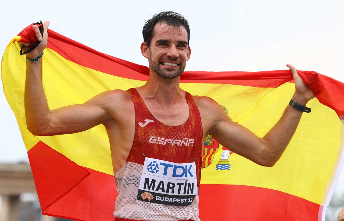 Alvaro Martin of Spain captured gold in the 20-kilometre race walk in the opening event of the World Athletics Championships on Saturday, August 19