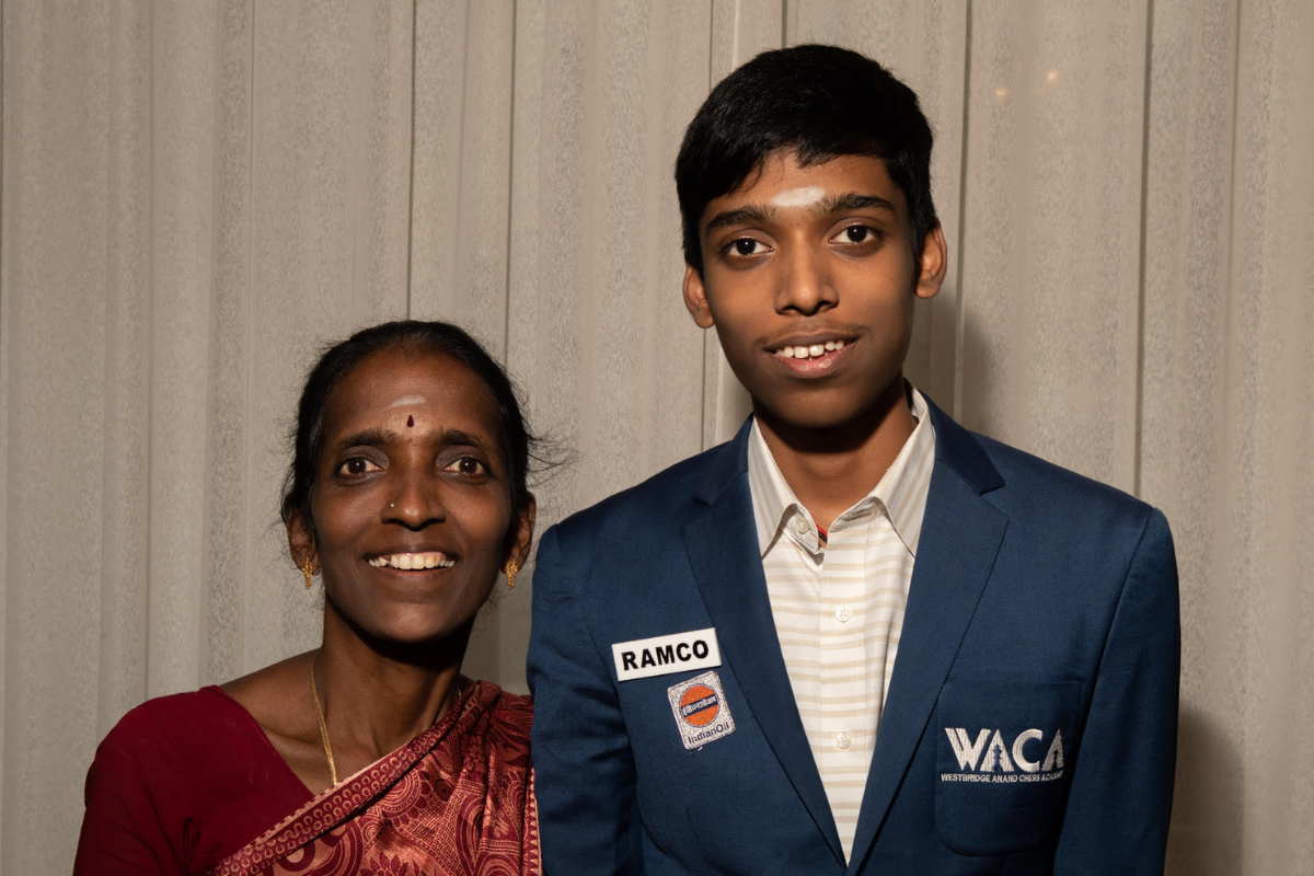 R Praggnanandhaa's mother Nagalakshmi has been a constant presence at the ongoing FIDE World Cup