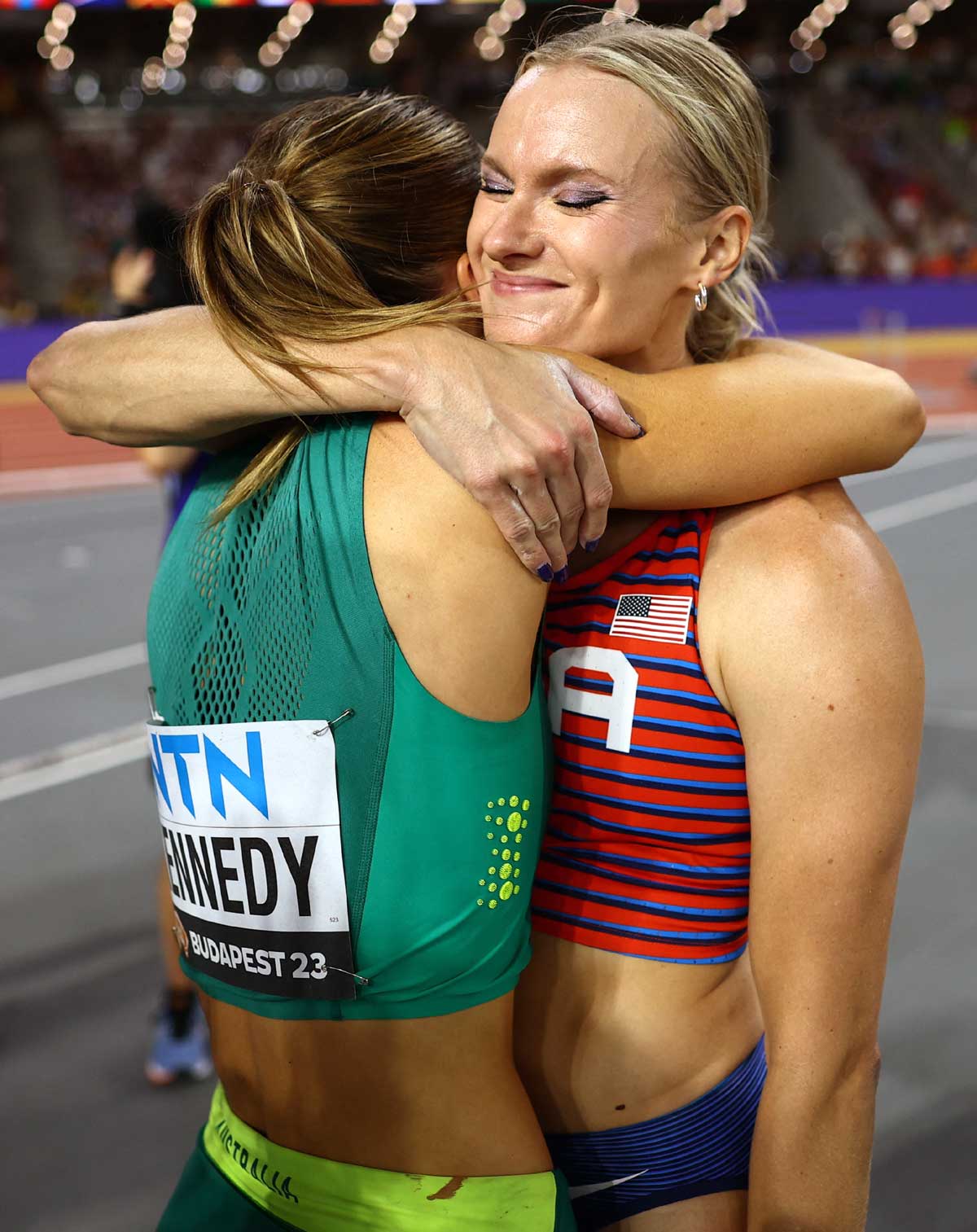 Why Katie Moon chose to share pole vault gold