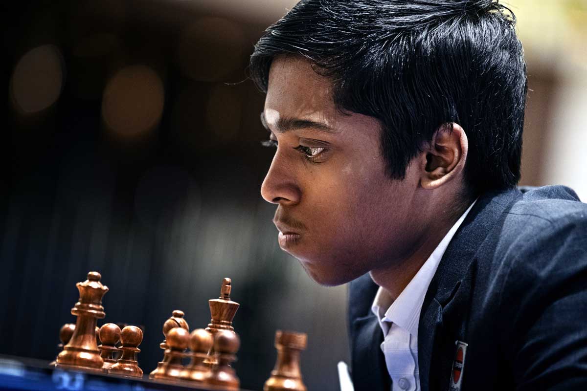 Chess World Cup Final: Praggnanandhaa holds Carlsen to a draw - Rediff.com